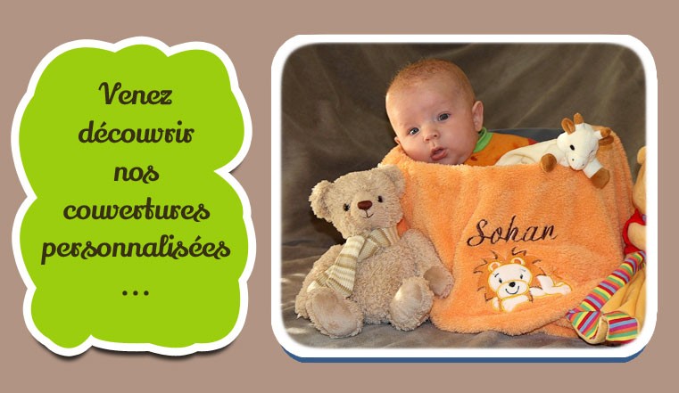 Couverture personnalisée pour bébé garçon Couverture pour bébé Minky  Couverture avec nom Cadeau de baby shower Literie pour tout-petits -   France